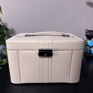 Pottery Barn Faux Leather Jewelry Box Organizer